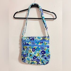 Blue crossbody purse